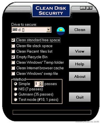Image 0 for Clean Disk Security