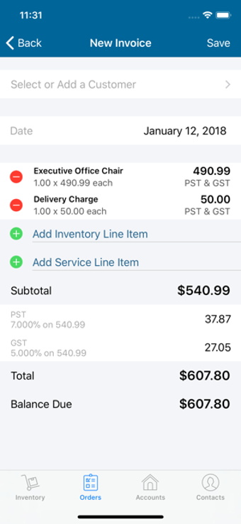 Imagen 0 para SalesBinder - Inventory