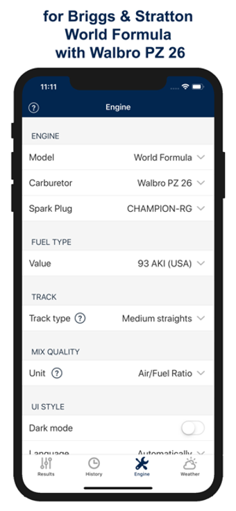 Image 0 for Jetting for World Formula…