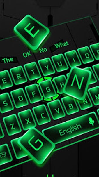 Image 1 for Green keyboard