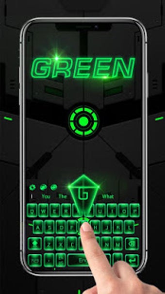 Image 0 for Green keyboard