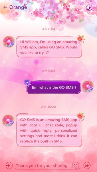 Image 0 for GO SMS SPRING SCENERY THE…