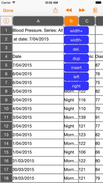 CSV easy editor para iOS Descargas gratis y análisis de software