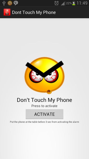Imagen 1 para Don't touch my phone