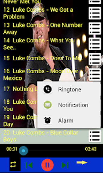 Imagen 0 para Luke Combs Ringtones song…