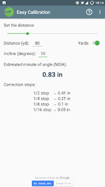 Image 0 for MOA Calculator (Easy Rifl…