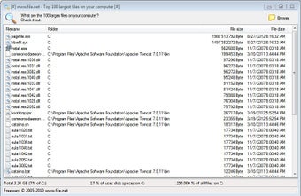 Image 0 for Largest Files Finder