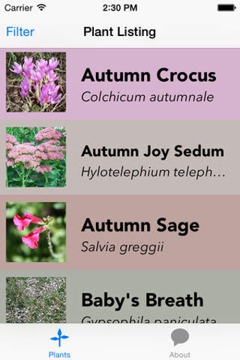 Imagen 0 para Southwest Plant Selector