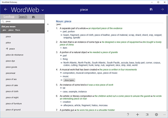 Image 2 for WordWeb Dictionary for Wi…