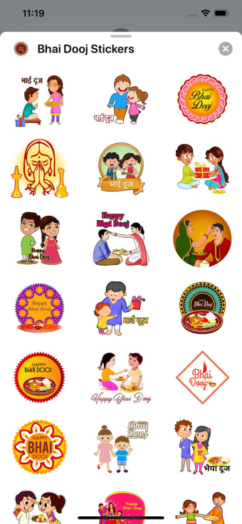 Image 1 for Bhai Dooj Stickers