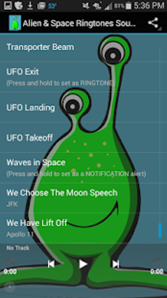 Image 1 for Alien & Space Ringtones S…