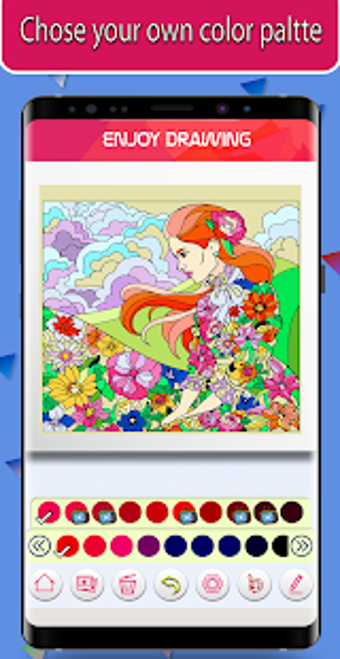 Image 3 for Girls Fashion Colouring B…