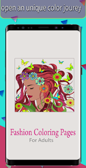 Image 1 for Girls Fashion Colouring B…
