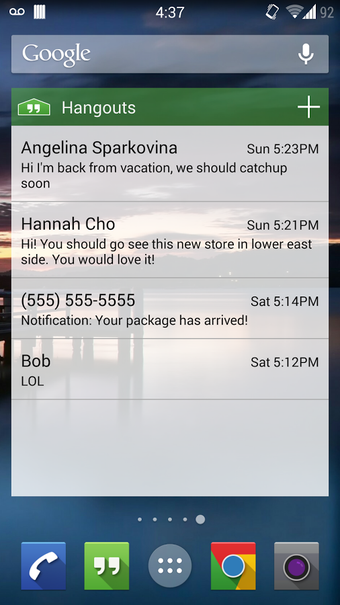 Image 0 for Hangouts Widget