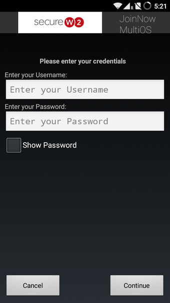 Image 0 for SecureW2 JoinNow