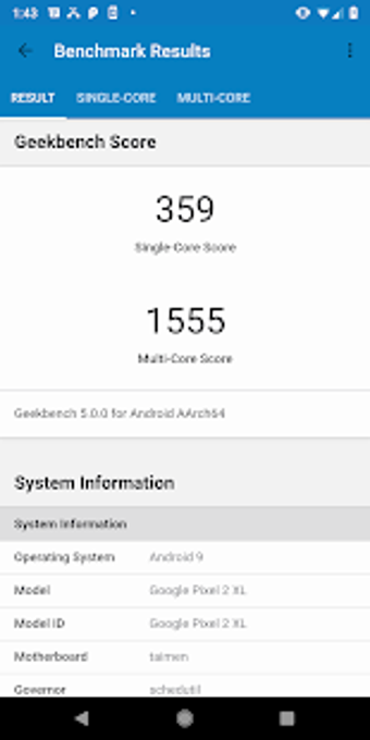 Image 1 for Geekbench 5