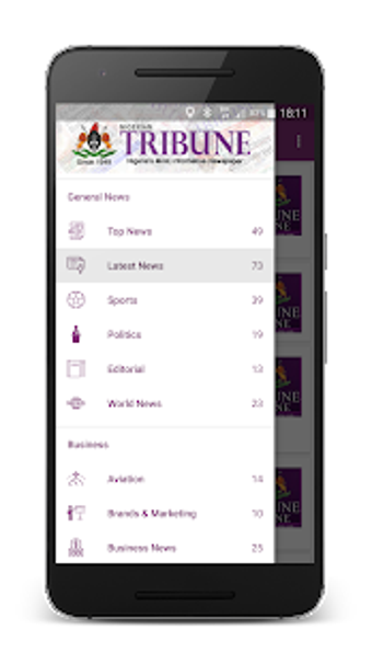 Imagen 1 para Nigerian Tribune Mobile