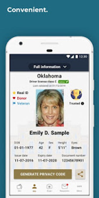Image 3 for Oklahoma Mobile ID