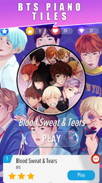 Image 1 for Piano Tiles: BTS Kpop
