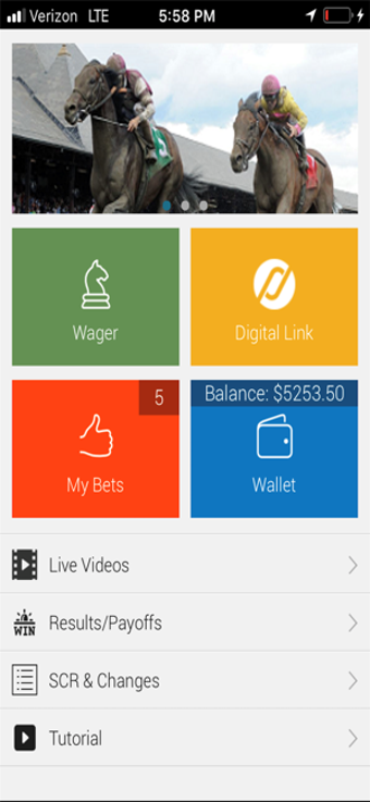 Image 1 for SaratogaBets Mobile App