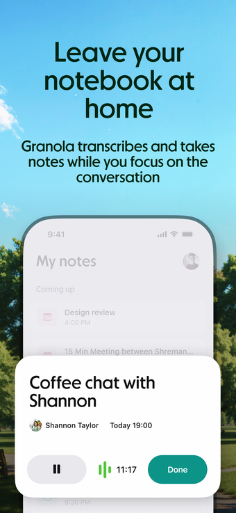 Image 0 for Granola - AI Meeting Note…