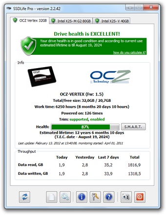 Image 0 for SSDLife Free Portable