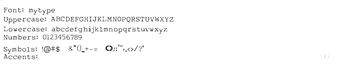 Image 0 for My type of font