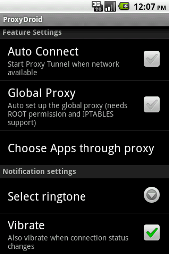 Image 1 for ProxyDroid