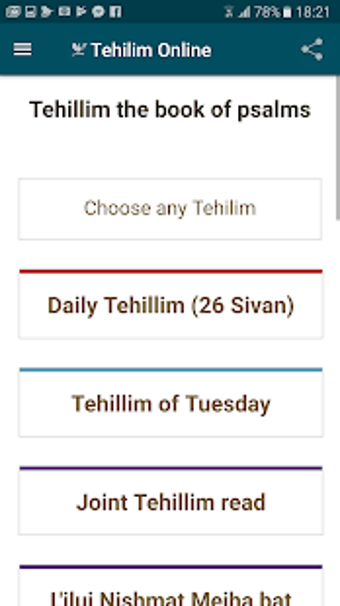 Imagen 1 para Tehillim Online