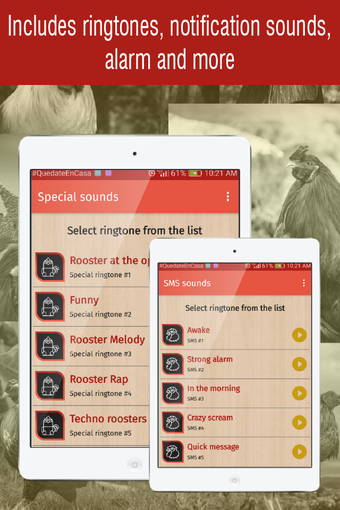 Imagen 0 para rooster ringtones for pho…