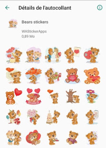 Imagen 3 para WAStickerApps - Teddy Bea…