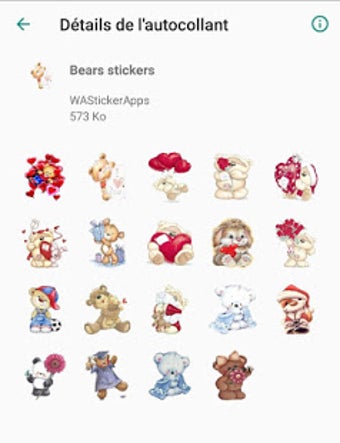 Imagen 2 para WAStickerApps - Teddy Bea…
