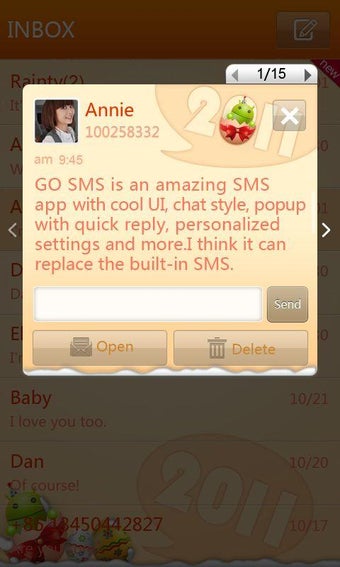 Image 0 for GO SMS New Year Theme - O…