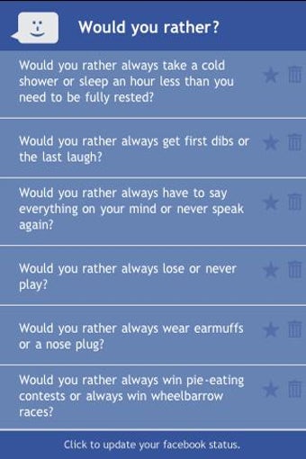 Imagen 1 para Status Updates for Facebo…