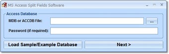 Imagen 0 para MS Access Split Fields So…