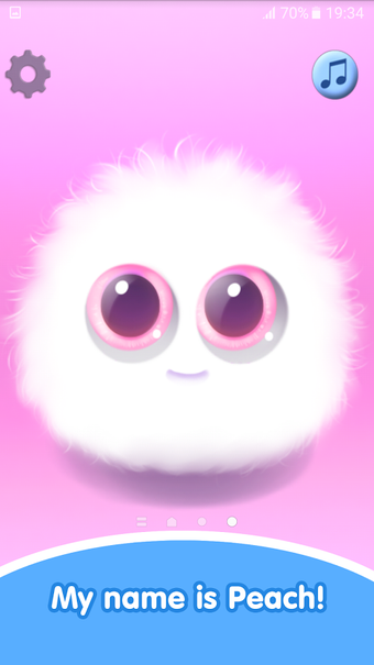 Imagen 1 para Fluffy Peach Live Wallpap…