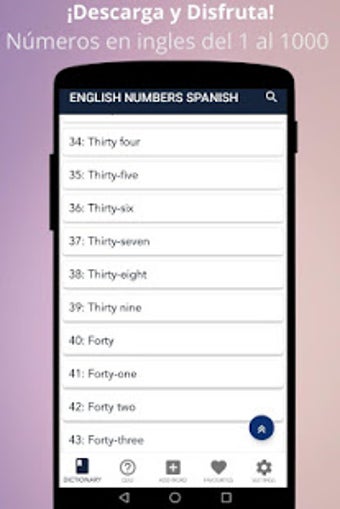 Image 1 for Numbers in English from 1…