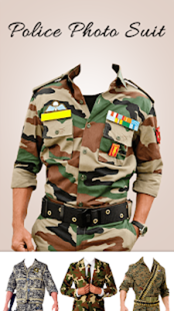 Image 2 for Men Police Photo Suit