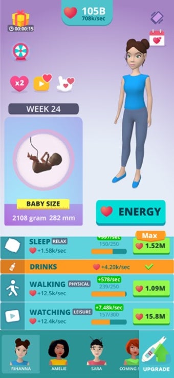 Imagen 2 para Baby & Mom Idle 3D Simula…