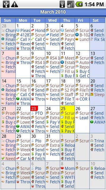 Image 0 for iRT Calendar
