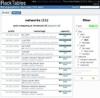 Imagen 0 para RackTables