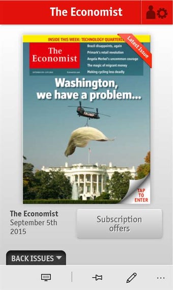 Image 1 for The Economist on Windows …