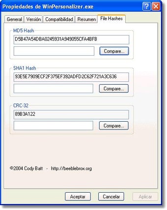 Image 0 for HashTab