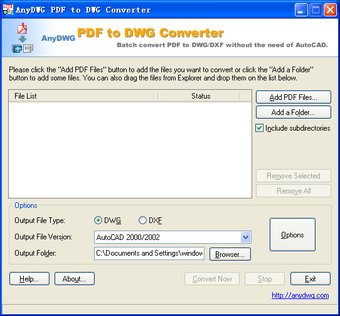 Image 0 for AnyDWG PDF to DWG Convert…