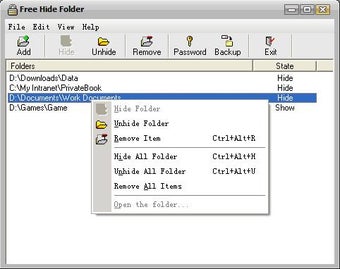 Image 0 for Free Hide Folder
