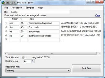 Image 0 for EzBacktest