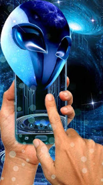 Imagen 2 para 3D Neon Alien Galaxy Them…