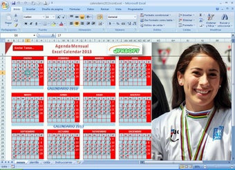 Image 0 for Calendario Excel 2013