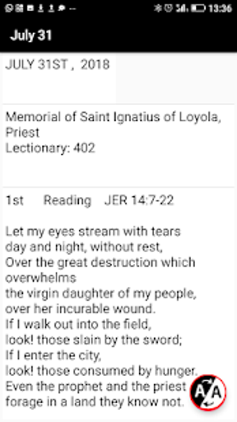 Image 0 for Catholic Daily Readings (…