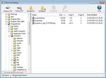 Image 0 for Cobra File Defrag
